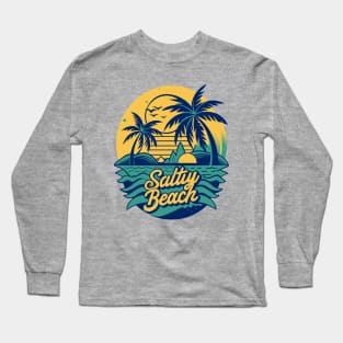 Matching Vacation Summer Beach Design for Family - Vacay Mode - Funny Summer Vacation Quote - Summer Vacation Tropical Relaxation Long Sleeve T-Shirt